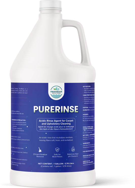PureRinse Acidic Rinse Agent for Carpet and Upholstery Cleaning