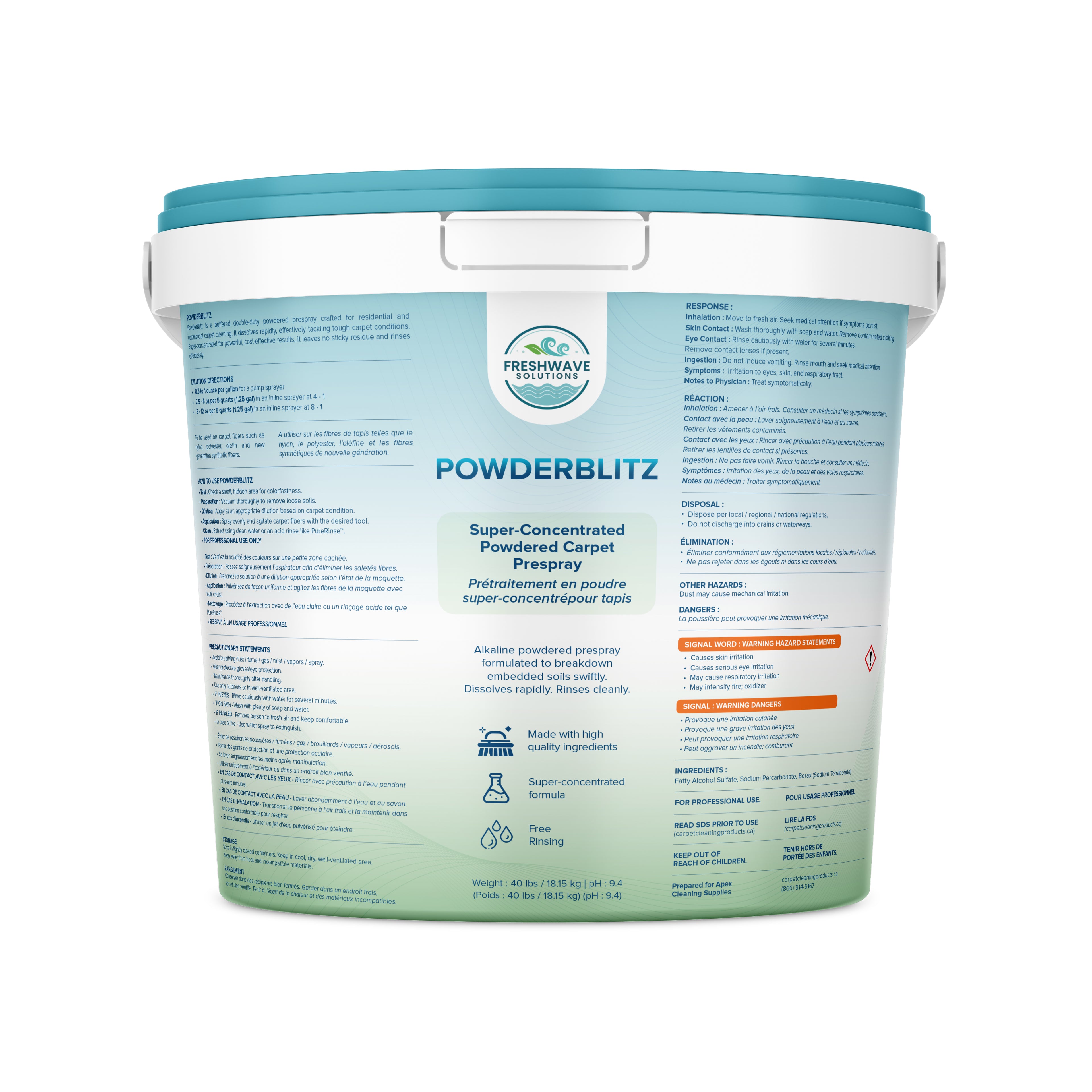 PowderBlitz Super Concentrated Carpet Prespray