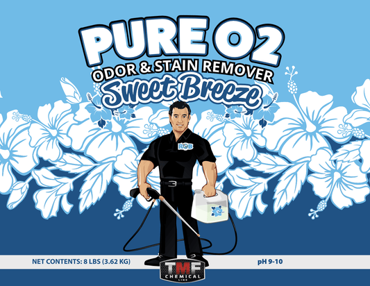 Pure O2 Sweet Breeze Odor Stain Remover (OSR) 8lb